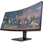 HP OMEN 34c G2 WQHD 180Hz 34" VA Curved 3440x1440,4000:1,1ms,180Hz,Height,Speakers,2xHDMi,DP