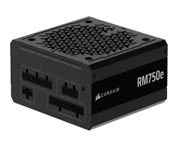 Corsair PSU 750W RM750e Gold, Fully Modular, 12V-2x66xSATA, 3xPCIe, ATX 3.1, PCIe 5.1