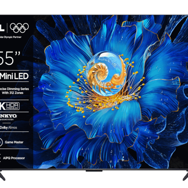 TCL 55"C6KS 4K QD-Mini LED TV 60Hz Google TV; Game Master; Dolby Atmos; Onkyo 2.1; HDR Premium;