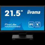 IIYAMA Monitor LED T2252MSC-B2 21.5" IPS TOUCH Capacitive 1920 x 1080, 250 cd/m², 1000:1, 5ms, Touch points 10, Touch method stylus, finger, glove, Touch interface	USB, HDMI x1, DisplayPort x1, Speakers 2 x 1W, Tilt, VESA