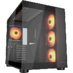 COUGAR FV150 RGB PC Case, Mid tower, Black