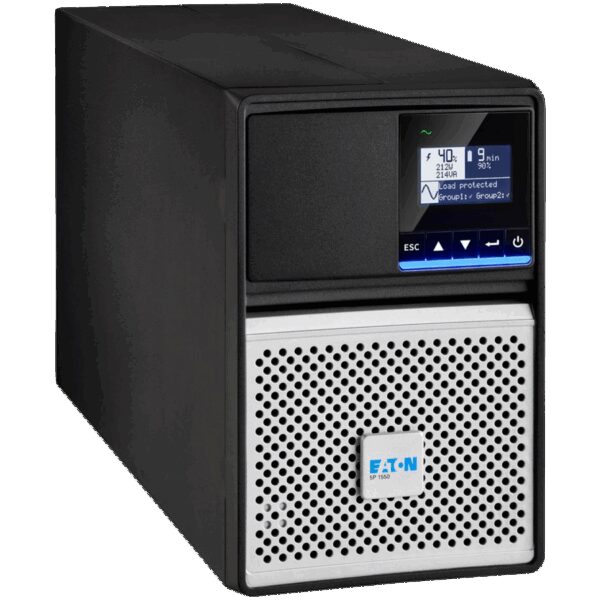 Eaton 5P Gen2 UPS, 1550 VA, 1350 W, Tower, Sine wave, Line interactiv, Input C14, Outputs (8) C13, warranty 3 year on electronics, 2 year on battery.