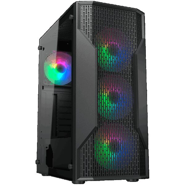 COUGAR MX110 RGB PC Case, Mid tower, Black