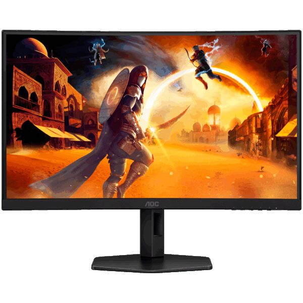 AOC Monitor Gaming CQ27G4X Curved 27", QHD (2560x1440), Fast VA, 1500R, 180Hz, 1ms (GTG), 300 cd/m2, 4000:1, Adaptive Sync, HDR10, 2x HDMI 2.0, 1x DP 1.4, HAS