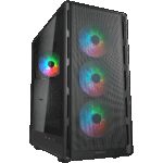 COUGAR AIRFACE PURE RGB PC Case, Mid Tower, Black