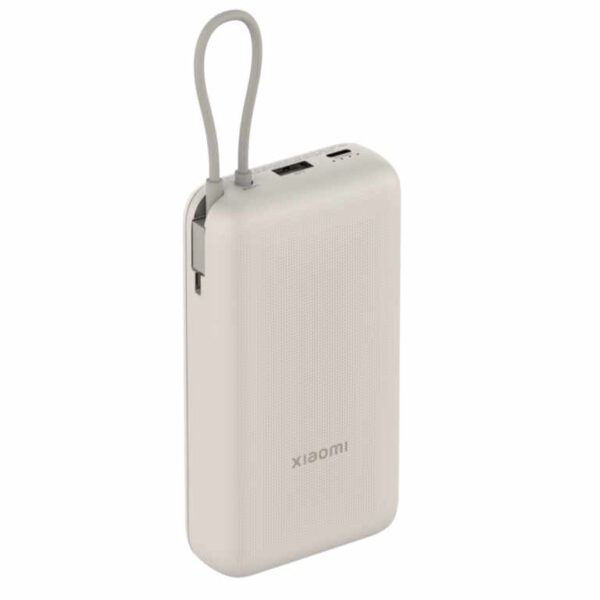Xiaomi powerbank 20000 mAh 33W integrisani kabl, bež