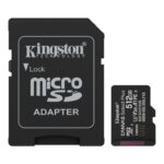 Kingston microSD 512GB Class10Canvas Select Plus150MBs Read,Class 10 UHS-I