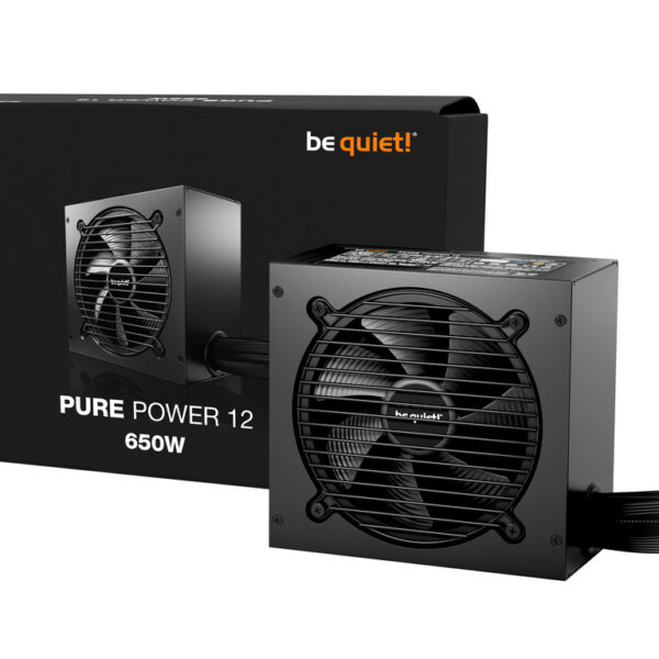 be quiet! Pure Power 12 650w 80 PLUS Gold, ATX 3.1, PCIe 5.1, non-modular