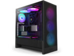 NZXT CASE H5 FLOW BLACK RGB mini-ITX, Micro-ATX, ATX, Mid-tower, 4x fan - Image 2