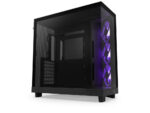 NZXT CASE H6 FLOW BLACK RGB mini-ITX, Micro-ATX, ATX, Mid-tower, 3x  RGB fan - Image 4