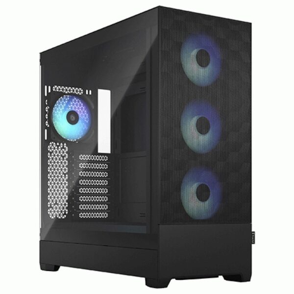 Fractal Design Pop XL Air RGB E-ATX, TG, Full tower, Black 4x 120mm RGB fans