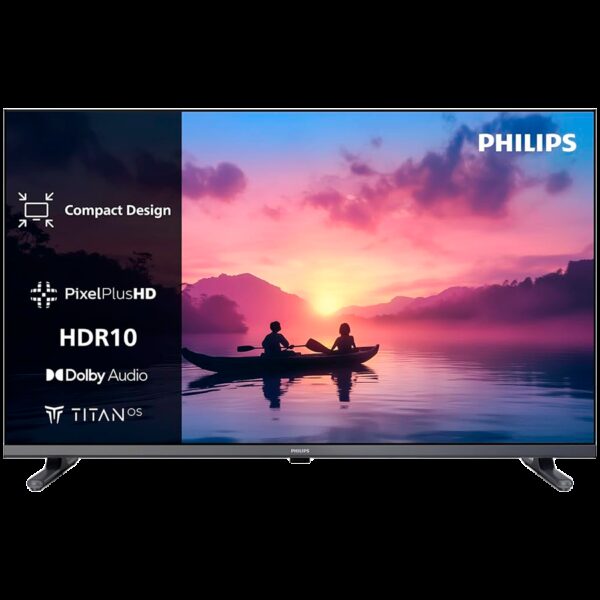PHILIPS TV LED 32", HD, Smart TV, HDR10, DVB-T/T2/T2-HD/C/S/S2) Diagonal: 32" (80 cm)  Screen: LED HD TV 1366 x 768p