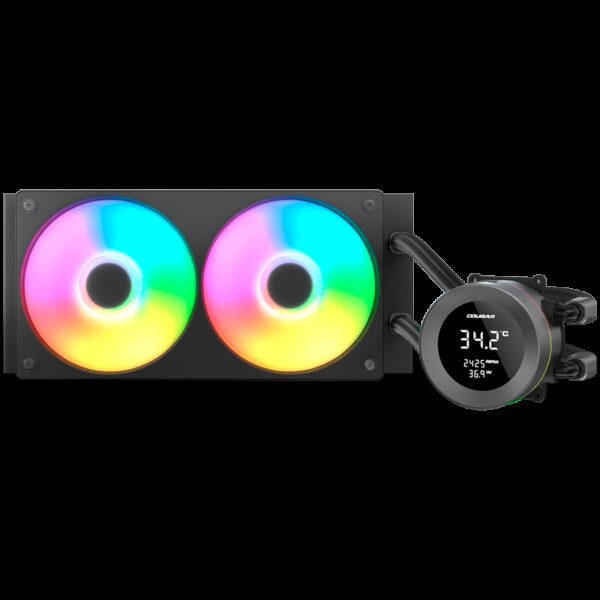 COUGAR Poseidon Vistek ARGB 240 AiO Liquid Watercooling - Black