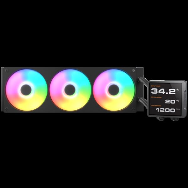 COUGAR Poseidon Vistek Pro ARGB 360 AiO Liquid Watercooling - Black