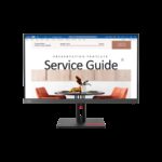 Lenovo ThinkVision S24i-30 Monitor 23.8" IPS, 16:9, 1920 x 1080 (FHD), 100Hz, 4/6ms, 250 cd/m², Tilt Stand, 1300:1, 1x HDMI, 1x VGA, Raven Black, 3Yr