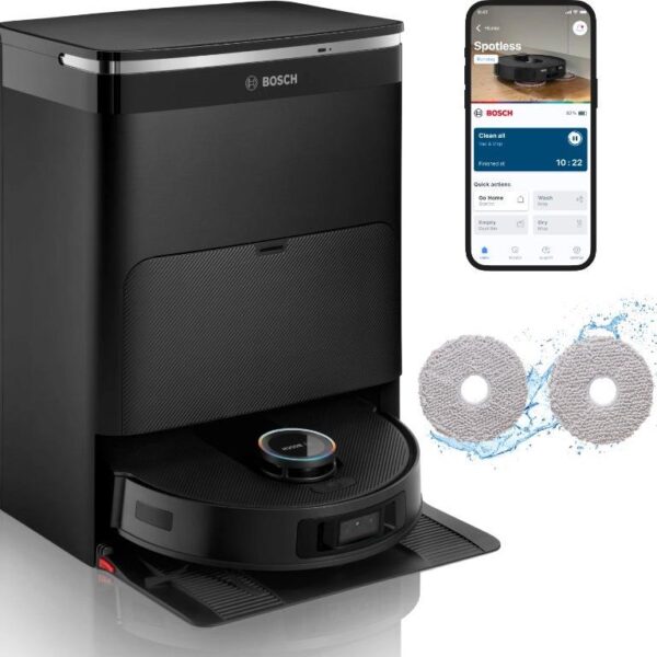 BOSCH Robotski UsisivačSpotless MAX Cam, 11.000 Pa360 LiDAR navigacija