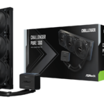 ASROCK 360 LCD AIO BlackCPU Liquid Cooler, Challenger1851, 1700, AM4, AM5