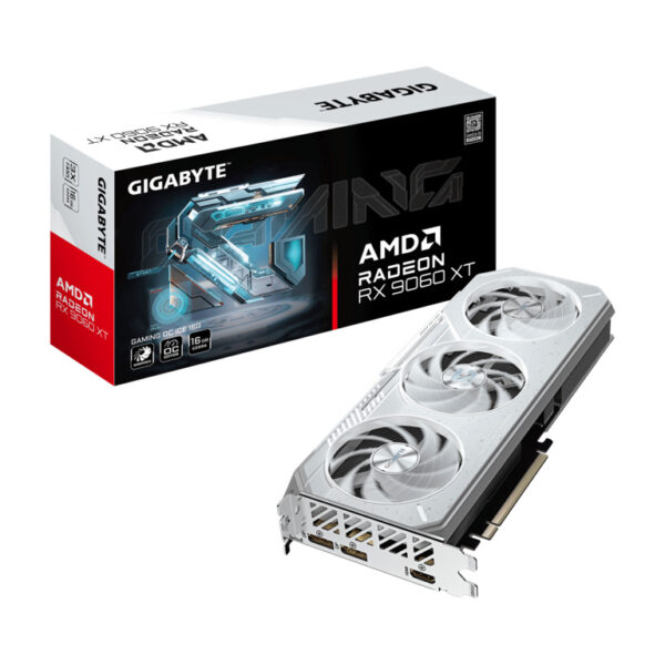 Gigabyte VGA RX 9060 XT Gaming OC ICE (bijela) 16GB GDDR6, 128-bit, 2x DP, 1x HDMI