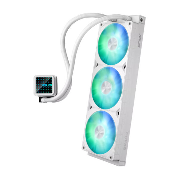 ASUS PRIME LC 360 ARGB WHITE 360mm Liquid Cooler, White/Bijela,