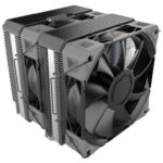 Montech NX600 CPU Cooler Black Dual-tower, 120mm Height: 132.5mm