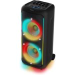 Philips TAX5000E/10 BT zvučnikmaks. 200W-100W RMS; bat do14hsvjetlosni efekti; ulaz gitara i mikrofo